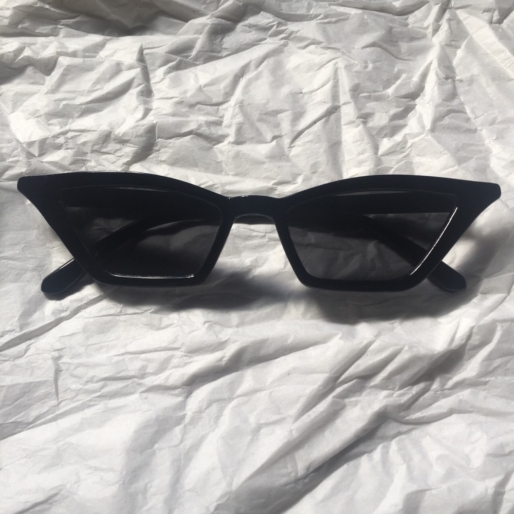 sleek black sunglasses